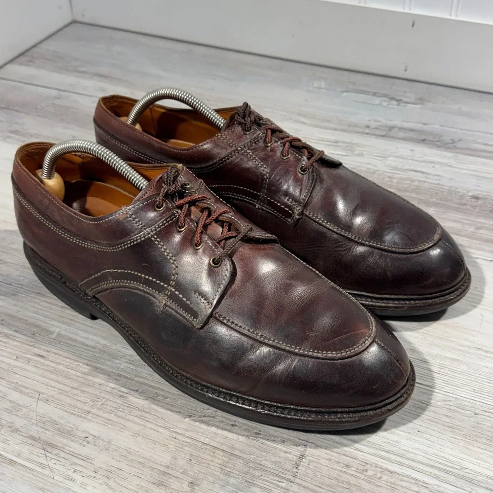 Allen Edmonds 1642 Brown Wilbert Split Toe Men's‎ Size 11.5 D